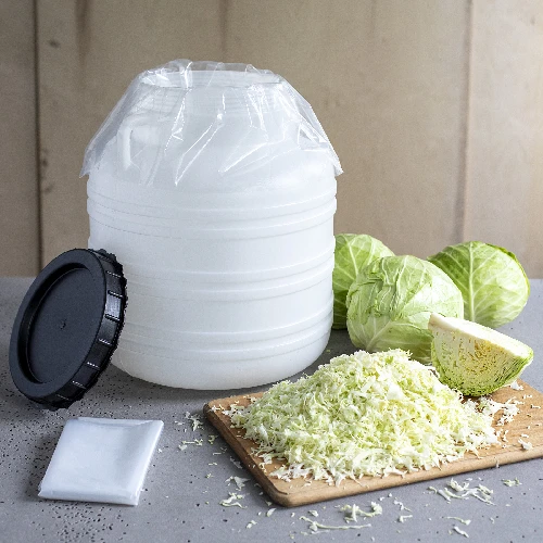 Barrel plastic bags 40x50 cm for 10l barrels / drums , 5 pcs. - 2 ['fermentation bag', ' cabbage fermentation bags', ' cabbage bags', ' cucumber pickling bags', ' cucumber bags', ' fermentation bags', ' bags for fermented food', ' cabbage fermentation', ' cucumber pickling', ' barrel bags']