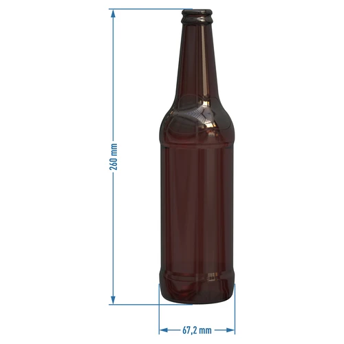 Beer bottle 500 ml - carton of 12 pcs. - 4 ['beer bottles', ' capping bottle', ' cider bottle', ' 0.5 L bottle', ' 500 ml bottle', ' brown glass bottle']