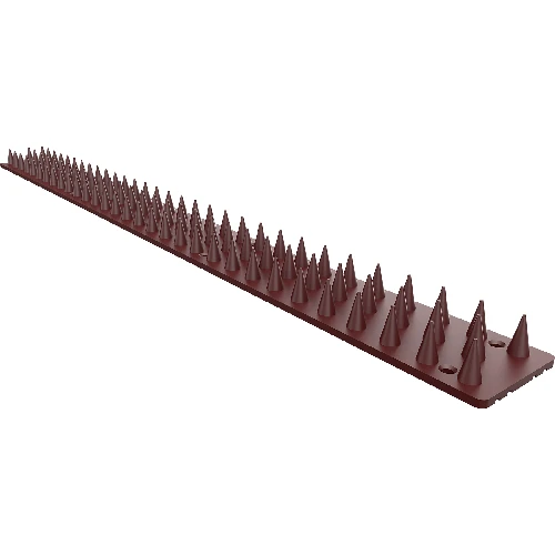 Bird control battens, 10 pcs - brown  - 1 ['bird spike strip', ' strip against birds', ' bird scaring', ' how to repel birds', ' bird repelling strip']