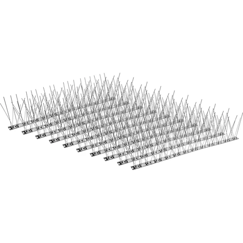 Bird spikes, on metal strip, 10 pcs. - 2 ['bird repellent', ' bird spikes', ' bird spikes', ' metal spike repellent', ' steel pigeon spikes', ' windowsill spikes', ' bird spike strip', ' bird spike strip', ' stainless bird strips', ' bird protection', ' pigeon protection', ' facade protection against birds', ' bird deterrence', ' clean windowsill', ' spikes on a metal strip', ' set of bird spikes', ' effective protection against pigeons', ' birds', ' bird deterrent spikes', ' bird deterrent strips', ' how to effectively deter birds', ' bird-safe spikes', ' bird-safe spike strips']