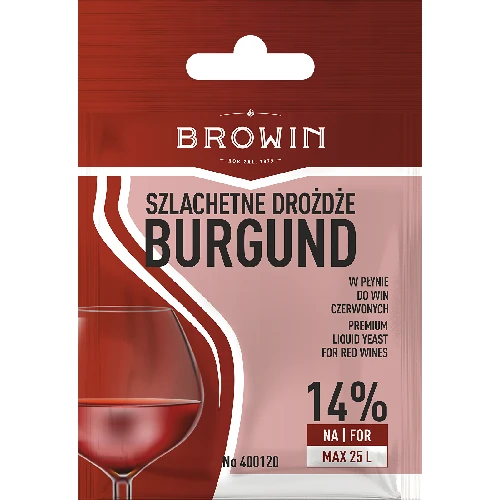 Burgund winemaking yeast, 20 ml  - 1 ['winemaking yeast', ' burgund yeast', ' yeast for red wine', ' liquid yeast', ' liquefied yeast', ' browin yeast', ' biowin yeast', ' yeast for wine', ' winemaking', ' winemaking equipment', ' standard yeast for wine']