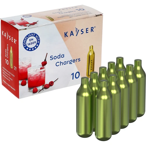 Cartridges for the SodaJoy Kayser carbonator, 10 pcs  - 1 ['carbonator cartridges', ' carbonator cartridge', ' Kayser cartridges', ' SodaJoy carbonator cartridges', ' Kayser carbonator cartridges', ' good carbonator cartridges', ' what cartridges to buy', ' carbonator', ' water carbonator', ' SodaJoy carbonator', ' carbonator for carbonated water', ' home carbonator', ' how to make carbonated water', ' carbonated beverages', ' wine carbonation', ' beverage carbonation equipment', ' beverage carbonation']