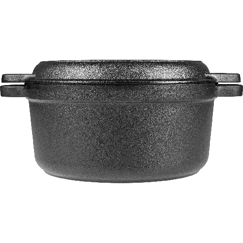 Cast iron pot with a pan, 3,5 l - 4 ['grill']