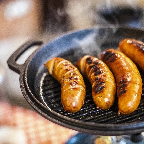 Cast iron pot with a pan, 3,5 l - 13 ['grill']