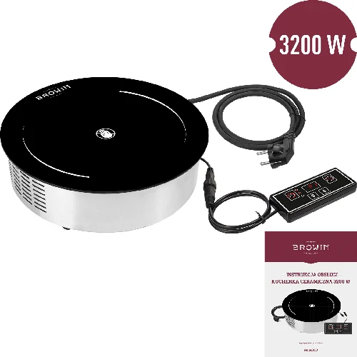 Ceramic cooktop 3200W - 2 ['high output cooker', ' round hob', ' energy efficient cooker', ' cooker with timer', ' electric cooker']