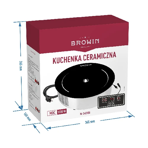 Ceramic cooktop 3200W - 11 ['high output cooker', ' round hob', ' energy efficient cooker', ' cooker with timer', ' electric cooker']