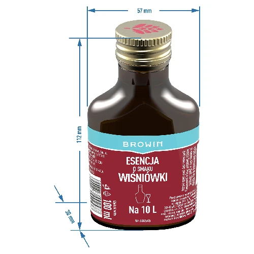 Cherry Liqueur essence for 10 L, 100 ml - 5 ['essence of flavour', ' cherry essence', ' cherry spirit', ' essence', ' alcohol mortar', ' flavours for alcohol', ' essences for moonshine', ' moonshine mortars', ' flavours', ' flavouring', ' 250 ml mortar', ' 250 ml essence', ' cherry flavour', ' cherry mortar']