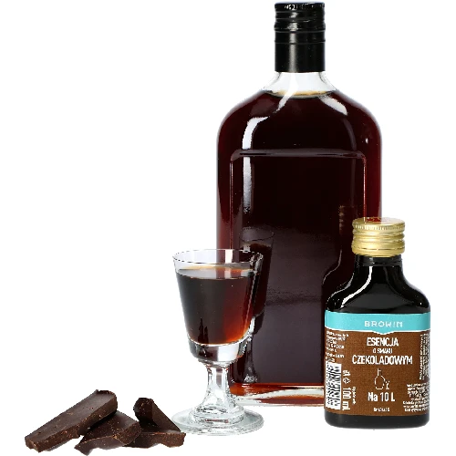 Chocolate essence for 10 L, 100 ml - 6 ['alcohol mortar', ' aroma', ' alcohol essence', ' home-made beverage', ' flavour mortar', ' flavour essence', ' alcohol mortars', ' chocolate liqueur', ' chocolate mortar', ' 250 ml mortar', ' 250 ml essence', ' moonshine essences']