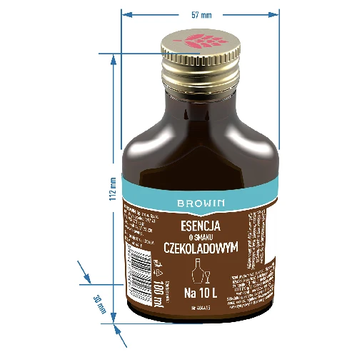 Chocolate essence for 10 L, 100 ml - 5 ['alcohol mortar', ' aroma', ' alcohol essence', ' home-made beverage', ' flavour mortar', ' flavour essence', ' alcohol mortars', ' chocolate liqueur', ' chocolate mortar', ' 250 ml mortar', ' 250 ml essence', ' moonshine essences']