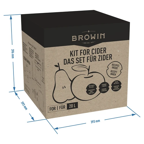 Cider making starter kit 20 L - 14 ['gift', ' cider kit', ' complete cider kit', ' kit with fermentation tube', ' kit with fermentation container', ' cider making', ' kit for 20 L of cider']