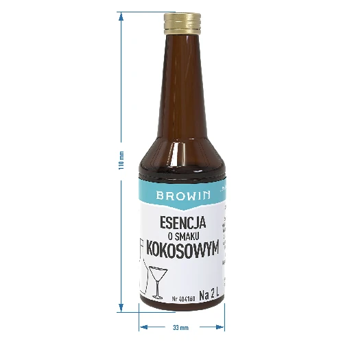 Coconut flavoured essence Gold - flavouring 40 ml - 7 ['alcohol flavouring', ' aroma for vodka', ' for alcohol', ' flavour essence for alcohol', ' flavour essence for vodka', ' how to make lemonade', ' coconut flavouring', ' coconut essence', ' coconut flavour essence']