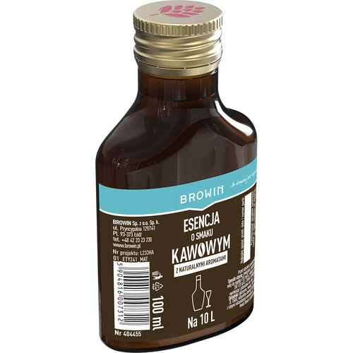 Coffee flavoured essence with natural aroma for 10 L - 100 ml - 2 ['alcoholic beverage dressing', ' alcohol flavouring', ' vodka flavouring', ' home spirits', ' coffee flavouring', ' coffee', ' coffee essence', ' coffee dressing', ' Kaffelikor dressing', ' coffee essence', ' moonshine essences', ' natural aroma', ' natural flavours']