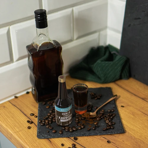 Coffee flavoured essence with natural aroma for 4 L - 40 ml - 9 ['alcoholic beverage dressing', ' alcohol flavouring', ' vodka flavouring', ' home spirits', ' coffee flavouring', ' coffee', ' coffee essence', ' coffee dressing', ' Kaffelikor dressing', ' coffee essence', ' moonshine essences', ' natural aroma', ' natural flavours']