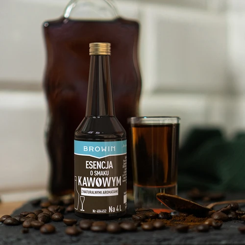 Coffee flavoured essence with natural aroma for 4 L - 40 ml - 10 ['alcoholic beverage dressing', ' alcohol flavouring', ' vodka flavouring', ' home spirits', ' coffee flavouring', ' coffee', ' coffee essence', ' coffee dressing', ' Kaffelikor dressing', ' coffee essence', ' moonshine essences', ' natural aroma', ' natural flavours']