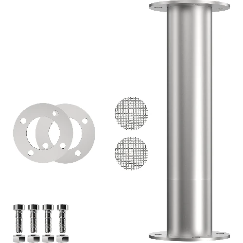 Column connector 250 mm - 5 ['distillation', ' distiller', ' distiller module', ' column connector', ' for alcohol', ' modular distillation system', ' catalytic filter', ' prism springs']