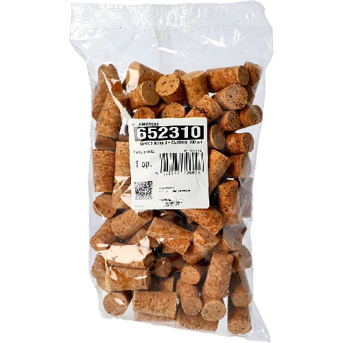 Cork stopper 23/18 mm, 100 pcs - 3 ['cork', ' cork for wine', ' bottle cork', ' wine stopper', ' wine bottles with corks']