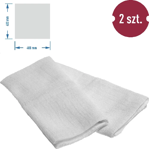 Cotton cheesecloth, 40x40 cm, 2 pcs. - 2 ['cheesemaking cloth', ' cheesemaking equipment', ' homemade cheese', ' for wine filtering', ' for liqueurs', ' for juice', ' for butter', ' for yoghurt', ' cotton cloth for cheesemaking', ' filtering cloth']