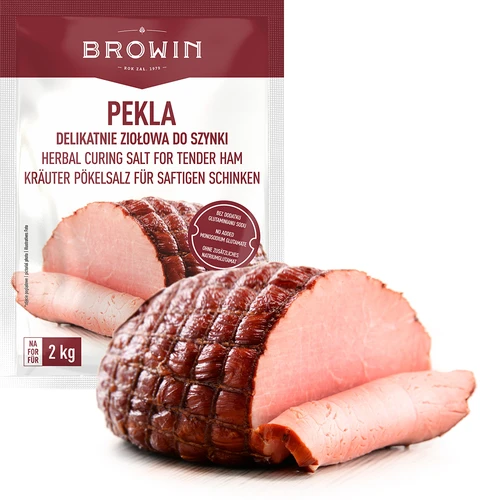 Curing salt for delicate ham, 75 g - 4 ['pekla', ' curing', ' curing salt for ham', ' curing salt for meat', ' curing salt', ' meat curing brine', ' meat curing brine recipe', ' dry curing', ' salt for curing']