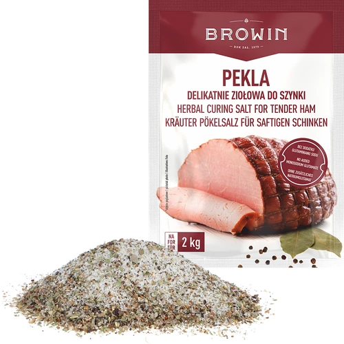 Curing salt for delicate ham, 75 g - 3 ['pekla', ' curing', ' curing salt for ham', ' curing salt for meat', ' curing salt', ' meat curing brine', ' meat curing brine recipe', ' dry curing', ' salt for curing']