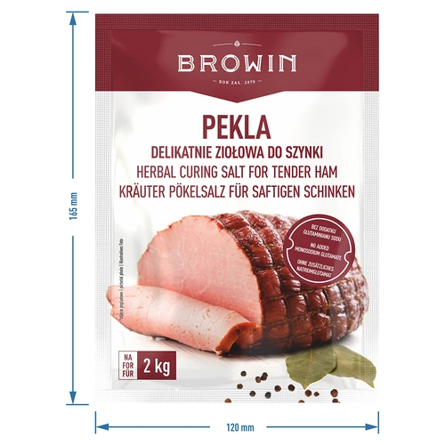 Curing salt for delicate ham, 75 g - 5 ['pekla', ' curing', ' curing salt for ham', ' curing salt for meat', ' curing salt', ' meat curing brine', ' meat curing brine recipe', ' dry curing', ' salt for curing']