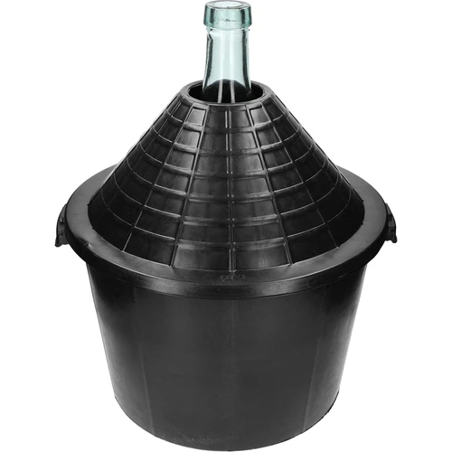 Demijohn for wine in plastic basket 54 L - 3 ['a demijohn', ' a dymion', ' a wine demijohn in a plastic basket', ' a demijohn for fermentation', ' demijohn 54 L']