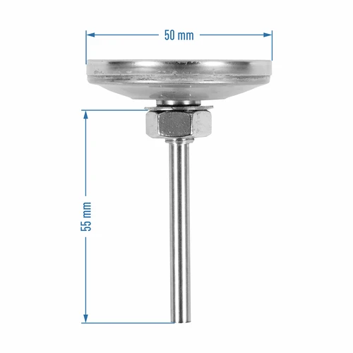 Distilling thermometer (+20°C to +110°C) 5,5cm - 3 ['temperature', ' temperature control', ' thermometer for distiller', ' distiller thermometer', ' disc thermometer', ' precise thermometer ']