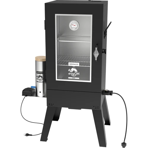 dragON E101 electric smoker with smoke generator , 70 L - 3 ['smoking kit', ' electric smoker', ' steel smoker', ' smoker with smoke generator', ' smoker with generator of smoke', ' everything for smoking', ' browin smoker', ' backyard smoker', ' smoker on legs', ' smoking', ' cold smoking', ' smoking with cold smoke', ' modern smoker', ' versatile smoker', ' wood chips for smoking', ' universal smoking kit', ' capacious smoker', ' 70 L smoker', ' tall smoker', ' smoker with thermostat', ' smoker with inspection glass', ' smoker recommended for backyard', ' hit!']