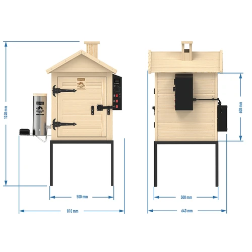 dragON Wood 60 E wooden electric smoker 115 L - 12 ['smoking kit', ' electric smoker', ' wooden smoker', ' wooden electric smoker', ' smoker with smoke generator', ' smoker with generator of smoke', ' everything for smoking', ' browin smoker', ' backyard smoker', ' smoker on a rack', ' smoking', ' cold smoking', ' smoking with cold smoke', ' smoker', ' modern smoker', ' versatile smoker', ' wood chips for smoking', ' universal smoking kit', ' digital controller', ' digital smoker', ' smoker with hot air circulation', ' capacious smoker', ' 60 cm smoker', ' tall smoker hit!']