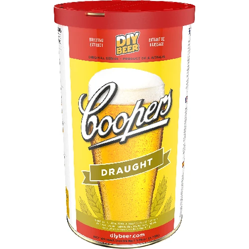 Draught Coopers beer concentrate 1,7kg for 23l of beer - 2 ['light', ' mild', ' brewkit', ' beer']