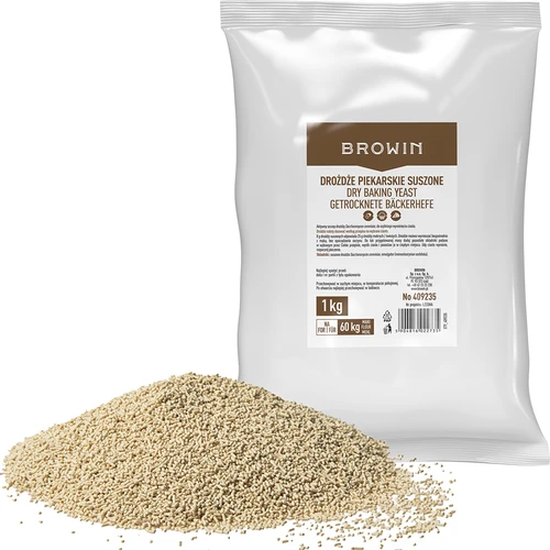 Dried baker’s yeast, 1 kg  - 1 ["baker's yeast", ' yeast for baking', ' for bread baking', ' yeast for bread baking', ' for yeast dough', ' instant yeast', ' pizza yeast', ' homemade bread', ' homemade pizza', ' food-grade yeast', ' yeast for salty and sweet baked goods', ' stay at home', ' tested yeast', ' homemade baked goods', ' best baked goods']