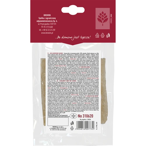 Dried hog casings, size 65 mm, 30 cm - 4 pcs - 2 ['natural casings', ' pork casings', ' dried casings', ' casings for meat processing', ' sausage casings', ' casings for sausages', ' for smoked sausage', ' for scalded sausage', ' homemade processed meat', ' homemade sausage', ' Krakowska sausage', ' Żywiecka sausage']