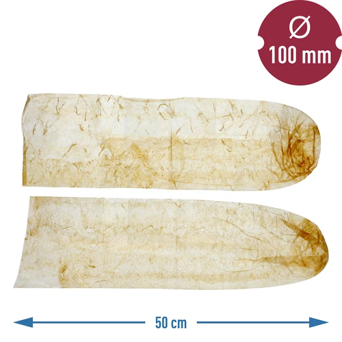 Dried pork casings, size 100 mm, 50 cm - 2 pcs - 5 ['natural casings', ' pork casings', ' dried casings', ' casings for meat processing', ' sausage casings', ' casings for sausages', ' for smoked sausage', ' for scalded sausage', ' homemade processed meat', ' homemade sausage', ' Krakowska sausage', ' Żywiecka sausage', ' for pressure ham cooker', ' 100 mm casings']