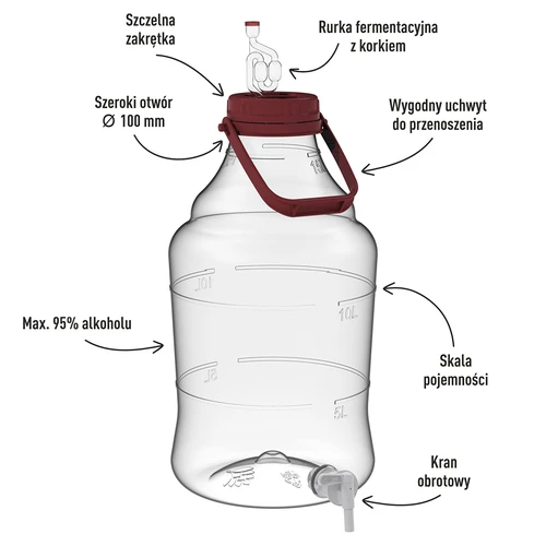 Easy Winemaking Kit - an easy path to homemade wine - 6 ['homemade wine', ' winemaking kit', ' how to make wine easily', ' wine preparation kit', ' easy wine recipe', ' shatterproof demijohn', ' wine demijohn', ' wine demijohn with faucet', ' winemaking yeast', ' pectic enzyme', ' anti-fly airlock', ' winemaking starter kit', ' winemaking kit for beginners', ' easy way to make your own wine']