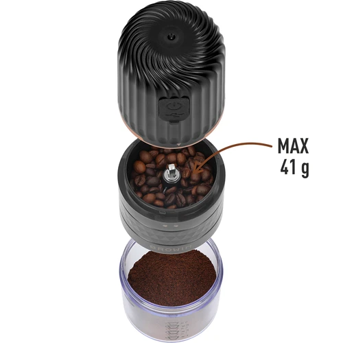 6PT6S85 Mixpresso Electric Coffee Grinder With USB And With