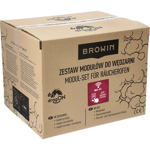 Electric modules with Wi-Fi controller - dragON kit for garden smokers - 11 ['electric modules for smokehouses', ' wi-fi controller for smokehouses', ' set of modules for browin smokehouses', ' dragon smokehouse modules', ' dragon set for garden smokehouses', ' smoking control', ' smoking process control', ' modern smokehouse', ' electric smokehouse', ' garden smokehouse', ' convenient smoking', ' smokehouse improvement', ' remote control of smoking', ' how to smoke', ' smoking with convection', ' smoking control from a smartphone', ' smokehouse control via an application', ' smokehouse application']