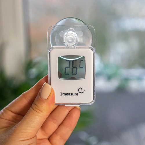 Electronic thermometer (-20°C to +50°C) - 4 ['thermometer', ' universal thermometer', ' electronic thermometer', ' outdoor window thermometer', ' outdoor thermometer', ' indoor thermometer', ' room thermometer', ' thermometer with suction cup']