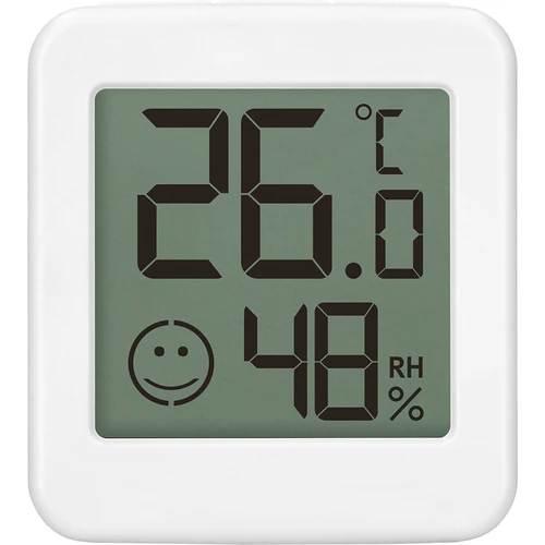 Electronic thermometer with comfort indicator, white - 2 ['electronic thermometer', ' thermometer', ' measurement of room humidity', ' comfort meter', ' thermometer with comfort indicator', ' multifunctional thermometer', ' indoor thermometer', ' indoor thermometer for indoors', ' wireless thermometer', '']