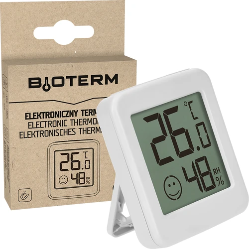 Electronic thermometer with comfort indicator, white - 7 ['electronic thermometer', ' thermometer', ' measurement of room humidity', ' comfort meter', ' thermometer with comfort indicator', ' multifunctional thermometer', ' indoor thermometer', ' indoor thermometer for indoors', ' wireless thermometer', '']