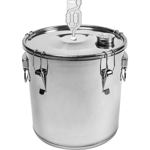 Fermentation container - stainless steel, 30 L - 2 ['fermentation', ' distillation', ' fermentation container', ' distillation container', ' 30 l container', ' brewing', ' black weekend']