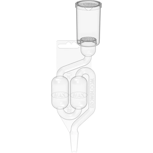 Fermentation smell absorber with Maxi airlock and carbon - 3 ['smell absorber', ' airlock', ' fermentation', ' odour removal', ' fresh air', ' fermentation accessories', ' carbon filter', ' activated coconut carbon', ' large airlock', ' shatterproof airlock']