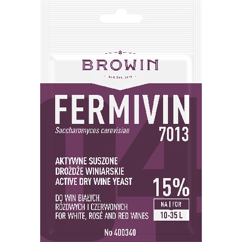 Fermivin dry wine yeast 7g  - 1 ['fermivin yeast', ' active dried wine yeast', ' wine yeast', ' yeast for wine', ' dried wine yeast', ' dried yeast', ' dried yeast for wine', ' white wine yeast', ' rose wine yeast', ' red wine yeast ']