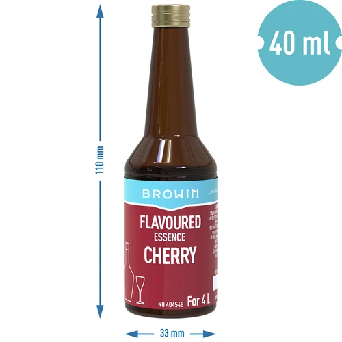 Flavouring essence - Cherry infusion liqueur 40 ml - 8 ['alcohol flavouring', ' alcohol flavouring', ' liqueur flavouring', ' home alcohol flavouring', ' cherry spirit flavouring', ' cherry flavouring', ' cherry essence', ' cherry liqueur', ' cherry flavouring', ' moonshine essences']