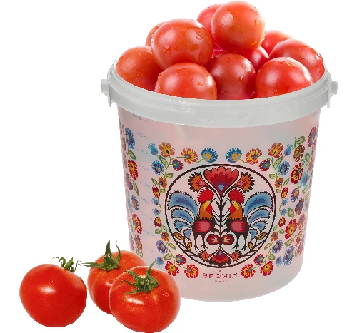 Food bucket "GWIOZDA" 10 L with lid - 7 ['garden bucket', ' bucket with lid', ' bucket for the garden', ' bucket with lid', ' lockable bucket', ' lockable bucket', ' printed bucket', ' for mushrooms']