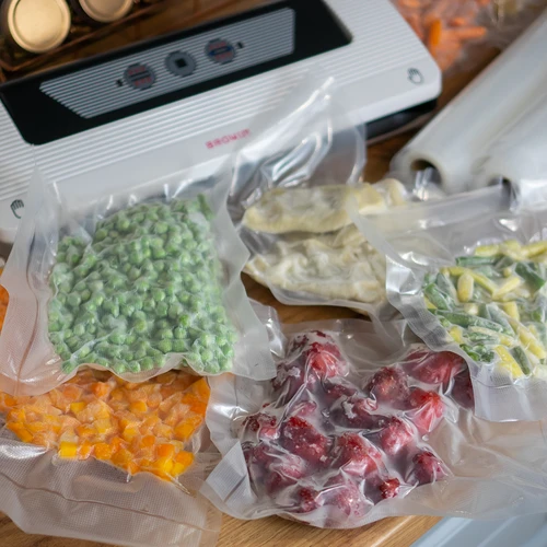 Food vacuum sealer - 15 ['vacuum packaging machine', ' vacuum packaging machine', ' for food packaging', ' vacuum packaging set', ' sealer film', ' for meat', ' for fish', ' for cheese']