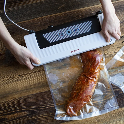 Food vacuum sealer - 9 ['vacuum packaging machine', ' vacuum packaging machine', ' for food packaging', ' vacuum packaging set', ' sealer film', ' for meat', ' for fish', ' for cheese']