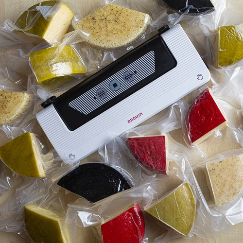 Food vacuum sealer - 11 ['vacuum packaging machine', ' vacuum packaging machine', ' for food packaging', ' vacuum packaging set', ' sealer film', ' for meat', ' for fish', ' for cheese']