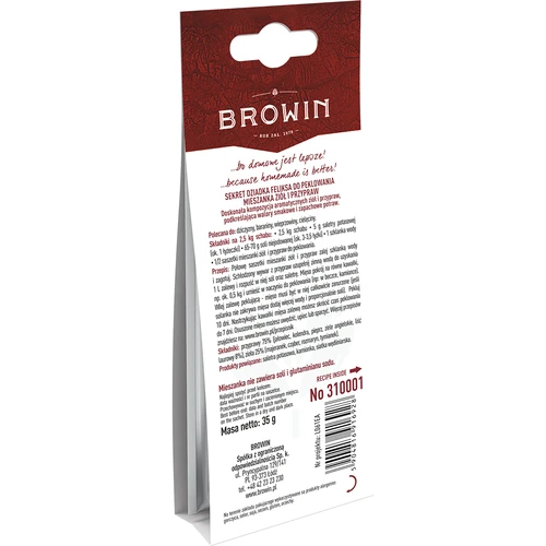 For curing. Herbal mix of spices and herbs, 35g - 4 ['herbs', ' spices', ' curing herbs', ' curing mix', ' for curing', ' for venison', ' for meat', ' for pork', ' for beef', ' for veal', ' home processing of meat']