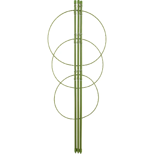 Garden plant support rings, 3 rings 0,5m  - 1 ['plant ring supports', ' ring support for plants', ' plant support', ' plant supports', ' support for creepers', ' plant supports castorama', ' garden plant supports', ' potted plant supports']