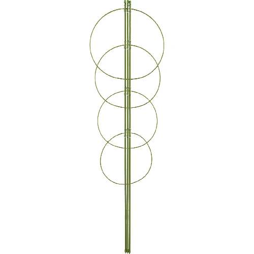 Garden plant support rings , 4 rings 1m  - 1 ['plant ring supports', ' ring support for plants', ' plant support', ' plant supports', ' support for creepers', ' plant supports castorama', ' garden plant supports', ' potted plant supports']