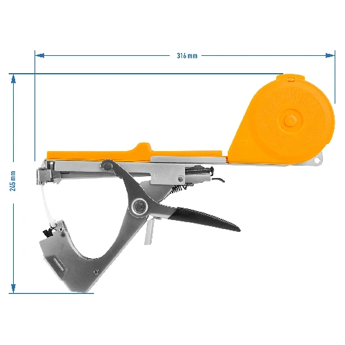 Garden stapler  – automatic - 10 ['orchard stapler', ' tape tool for nurseries', ' stapler for nurseries', ' plant stapler', ' gardening tape tool', ' for stapling plants', ' for tying plants']